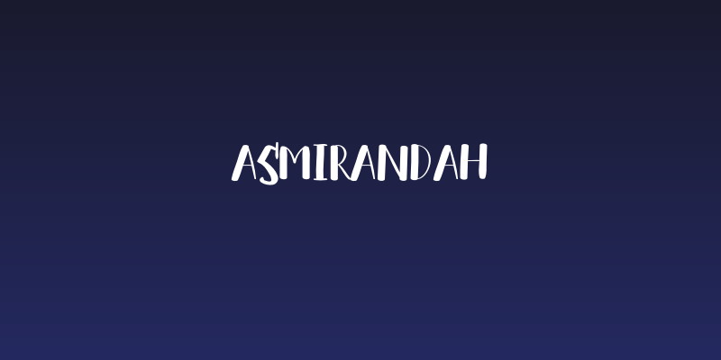 Asmirandah Social Header