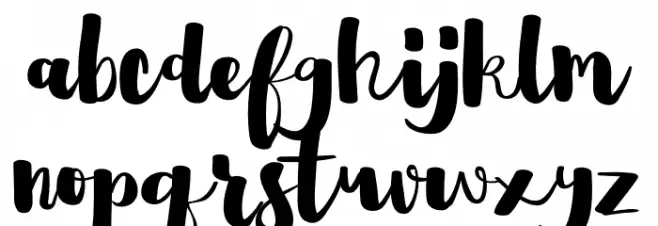 Asmirandah Schriftart Kleinbuchstaben