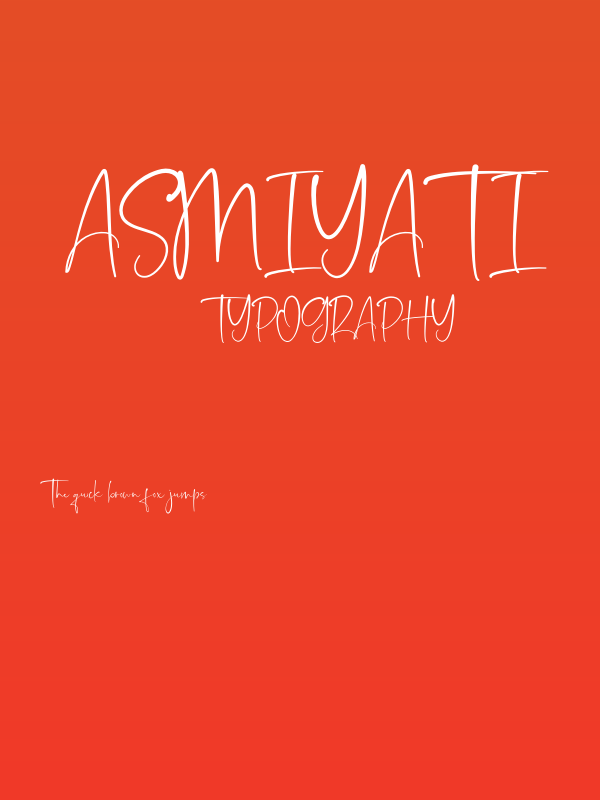 Asmiyati Poster