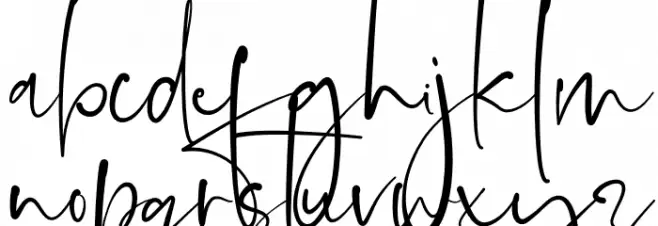 Asmiyati फ़ॉन्ट लोअरकेस