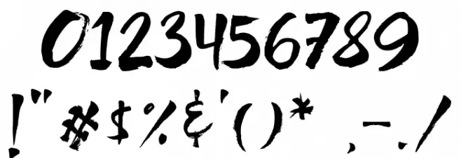 AsmokumisRegular Font OTHER CHARS