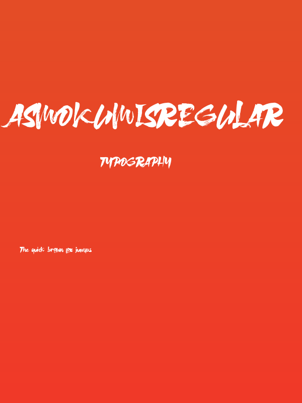 AsmokumisRegular Poster