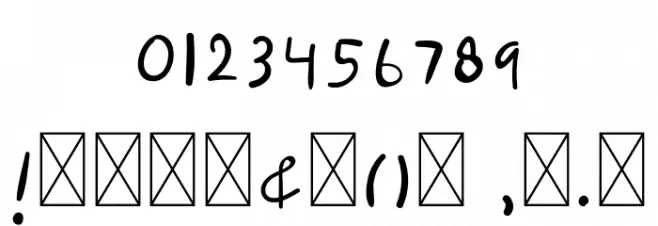 Asmudila Font OTHER CHARS