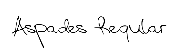Aspades Regular  Frei Schriftart Herunterladen