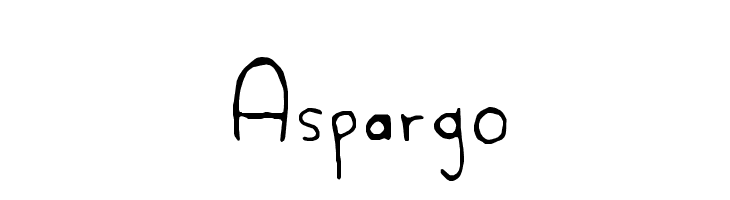 Aspargo फ़ॉन्ट