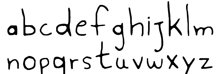 Aspargo Font LOWERCASE