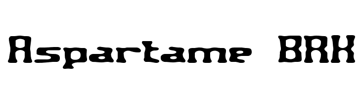 Aspartame BRK  免费字体下载