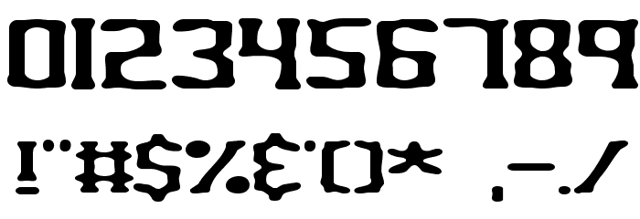 Aspartame BRK Font OTHER CHARS