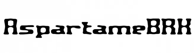 Aspartame BRK  Frei Schriftart Herunterladen
