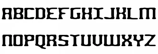 Aspartame BRK Font UPPERCASE