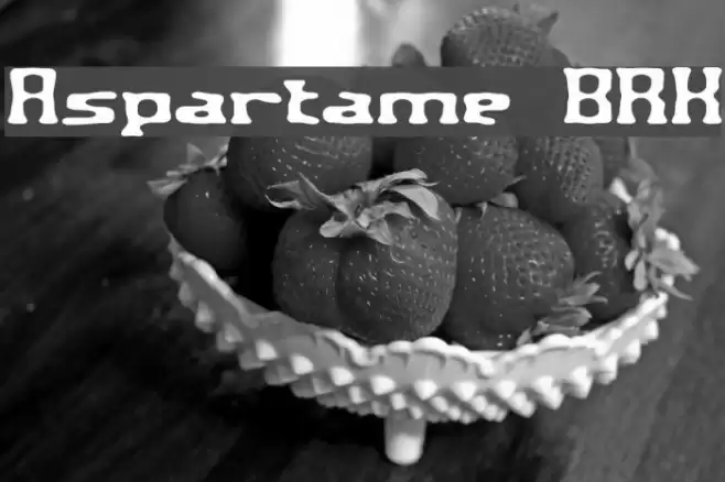 Aspartame BRK Fonte examples