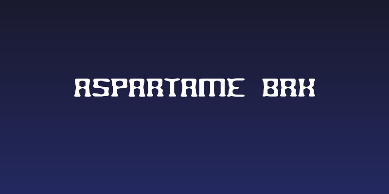 Aspartame BRK Social Header