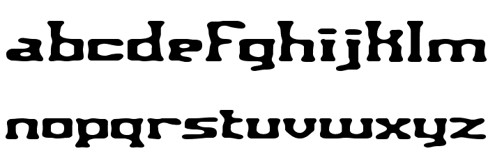 Aspartame BRK Font LOWERCASE
