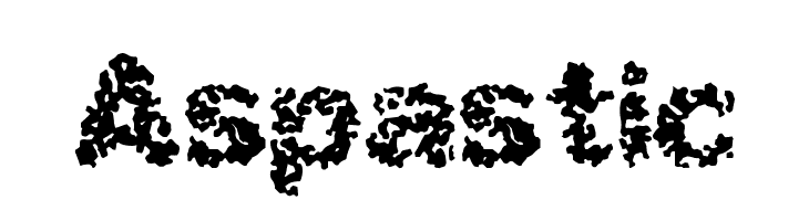 Aspastic Font