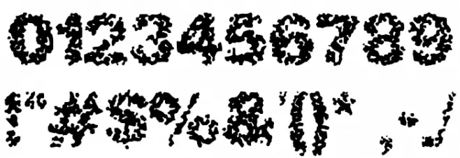 Aspastic Font OTHER CHARS