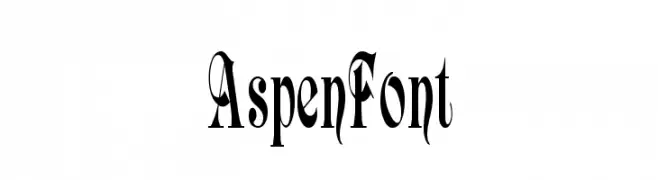 AspenFont  font caratteri gratis
