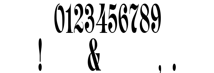 AspenFont Font OTHER CHARS