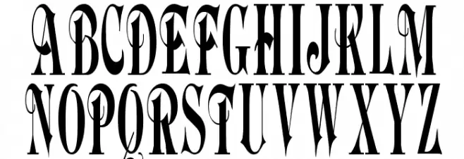 AspenFont フォント 大文字
