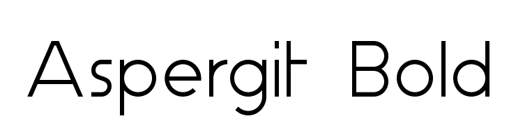 Aspergit Bold Font