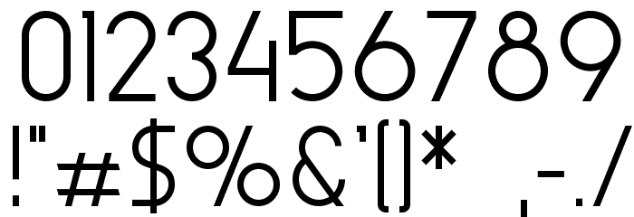 Aspergit Bold Font OTHER CHARS