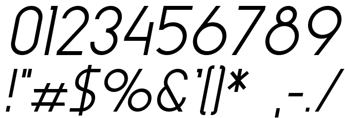 Aspergit-BoldItalic Font OTHER CHARS