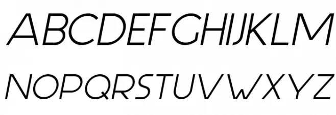 Aspergit-BoldItalic Schriftart Groß