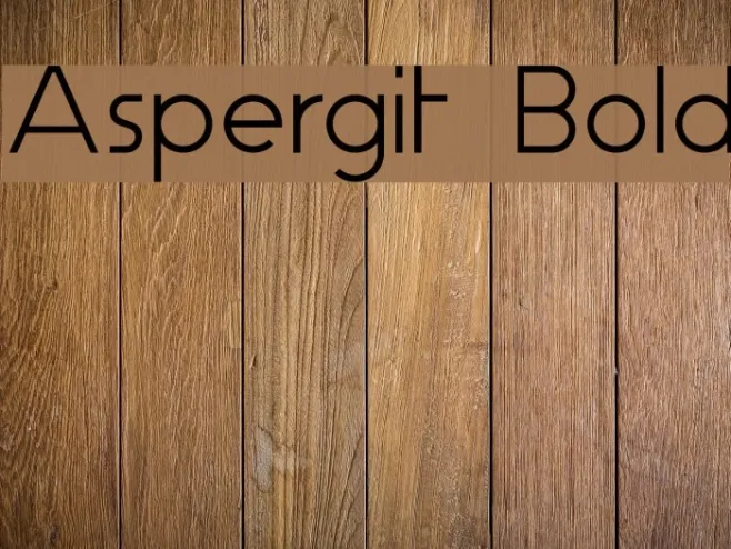 Aspergit Bold Example 2