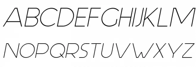 Aspergit Italic Polices MAJUSCULES