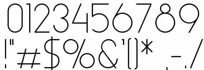 Aspergit Font OTHER CHARS