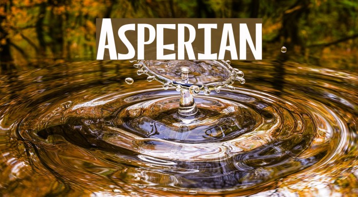 Asperian Font examples