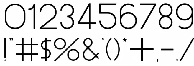 Aspex Font OTHER CHARS