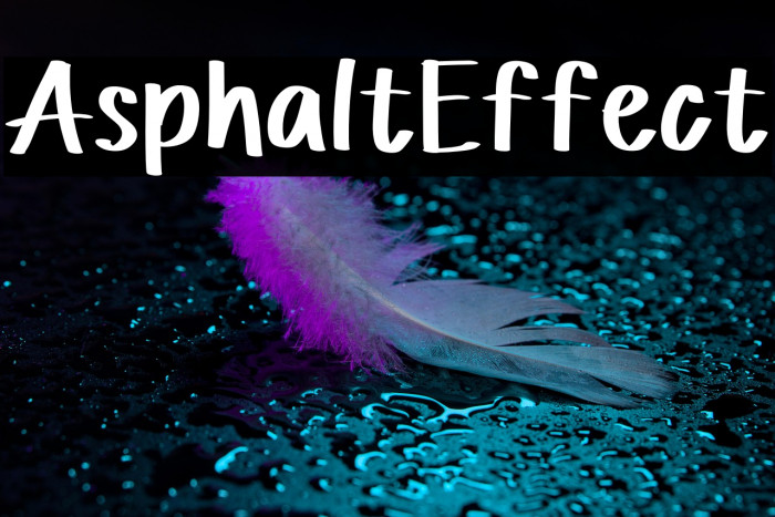 Asphalt Effect Example 1