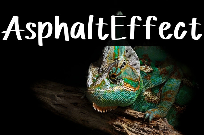 Asphalt Effect Example 3