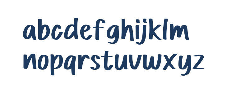 Asphalt Effect Lowercase