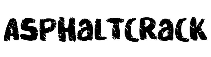 Asphalt crack  baixar fontes gratis