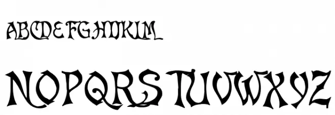 Asphodel!` Schriftart Groß