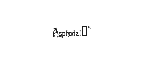Asphodel!" Logo