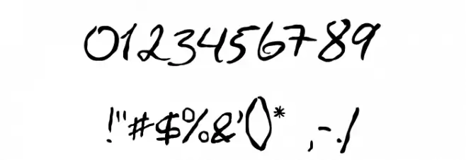 Asphyxiate Asphyxiate Regular Font OTHER CHARS