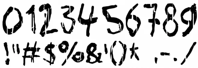 Asqualt Font OTHER CHARS