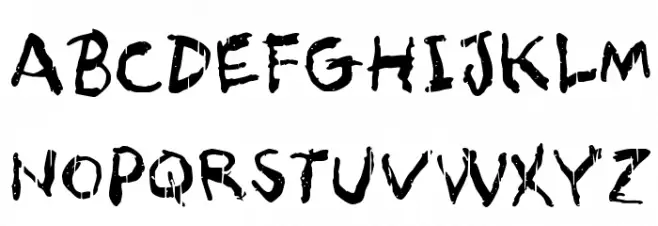 Asqualt Schriftart Groß