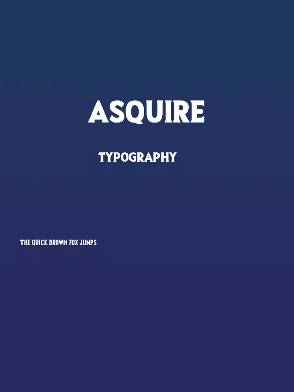 Asquire Poster