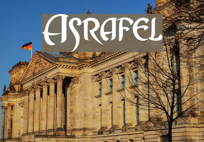 Asrafel Font examples