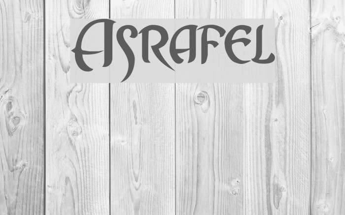 Asrafel Font examples
