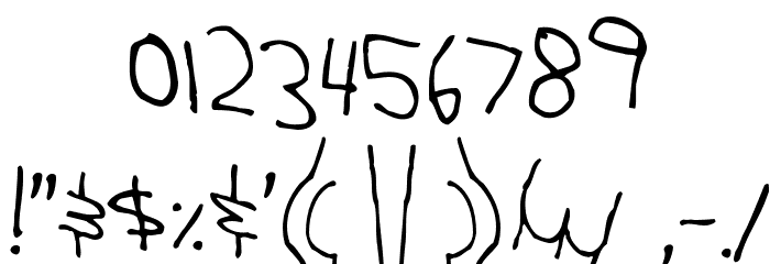 Ass Backwards Font OTHER CHARS