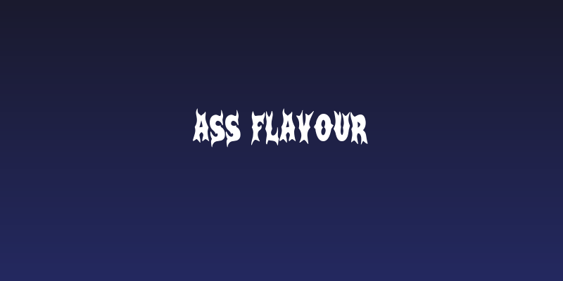 Ass Flavour Social Header