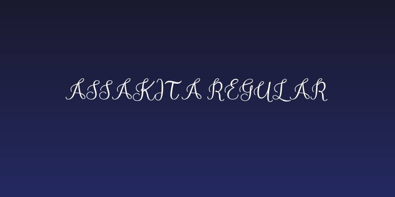 Assakita Regular Social Header
