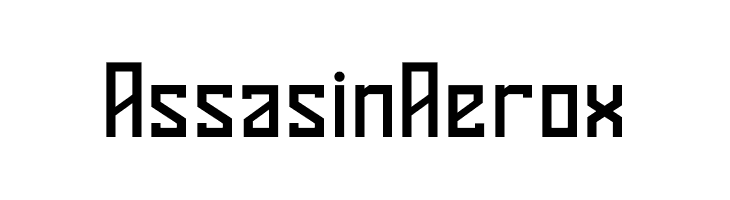 Assasin Aerox  नि: शुल्क फ़ॉन्ट्स डाउनलोड