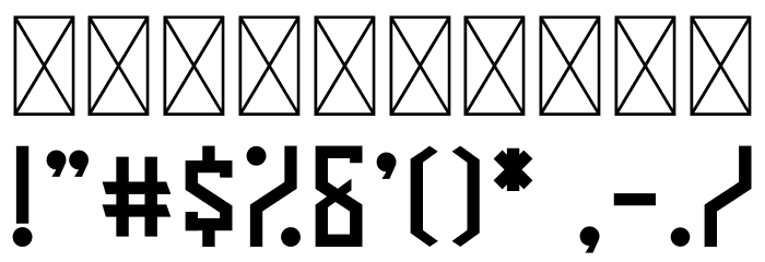 Assasin Aerox Font OTHER CHARS