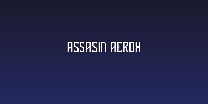 Assasin Aerox Social Header