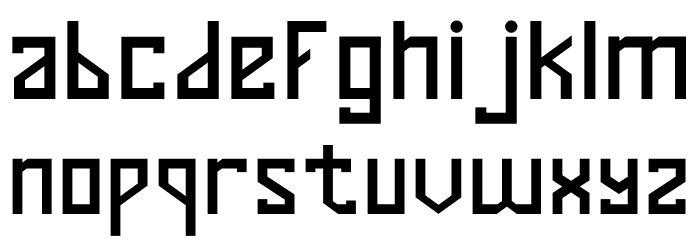 Assasin Aerox Font LOWERCASE
